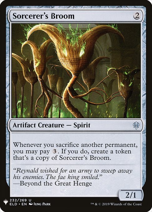 Magic the Gathering Card - Sorcerer's Broom - MTG Circle
