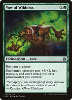 Magic the Gathering Card - Vow of Wildness - MTG Circle