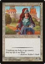 Magic the Gathering Card - Alaborn Trooper - MTG Circle