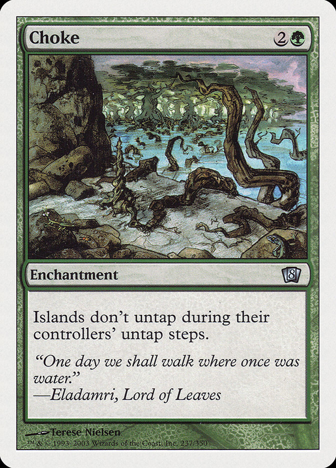 Magic the Gathering Card - Choke - MTG Circle