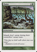 Magic the Gathering Card - Choke - MTG Circle