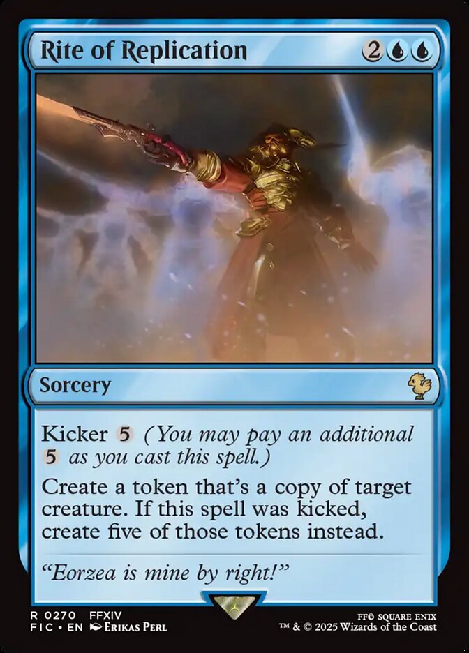 Magic the Gathering Card - Rite of Replication - MTG Circle