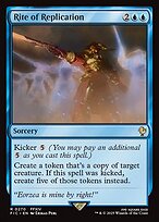 Magic the Gathering Card - Rite of Replication - MTG Circle