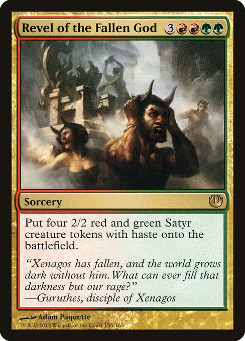 Magic the Gathering Card - Revel of the Fallen God - MTG Circle
