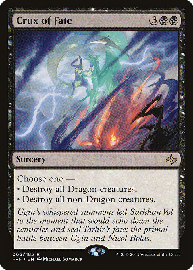 Magic the Gathering Card - Crux of Fate - MTG Circle