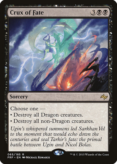 Magic the Gathering Card - Crux of Fate - MTG Circle