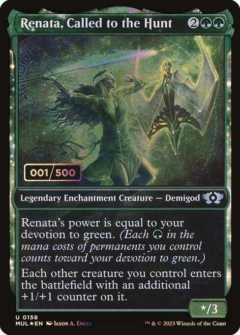 Magic the Gathering Card - Renata, Called to the Hunt - MTG Circle