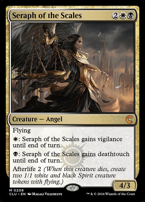 Magic the Gathering Card - Seraph of the Scales - MTG Circle