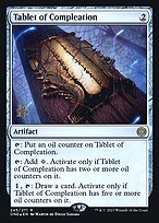 Magic the Gathering Card - Tablet of Compleation - MTG Circle