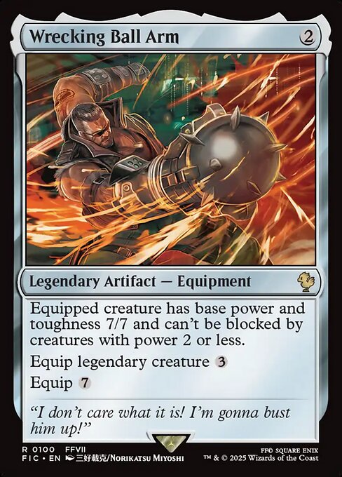 Magic the Gathering Card - Wrecking Ball Arm - MTG Circle