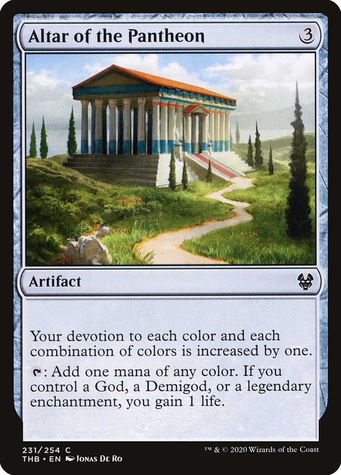 Magic the Gathering Card - Altar of the Pantheon - MTG Circle