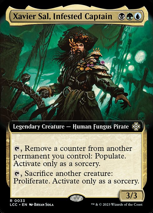 Magic the Gathering Card - Xavier Sal, Infested Captain - MTG Circle