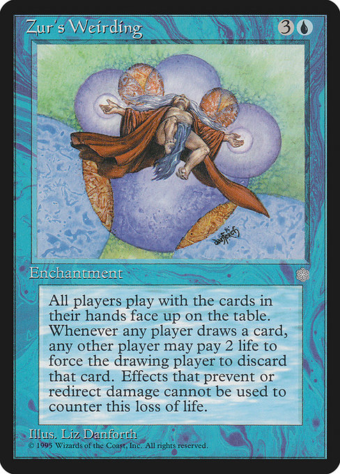 Magic the Gathering Card - Zur's Weirding - MTG Circle