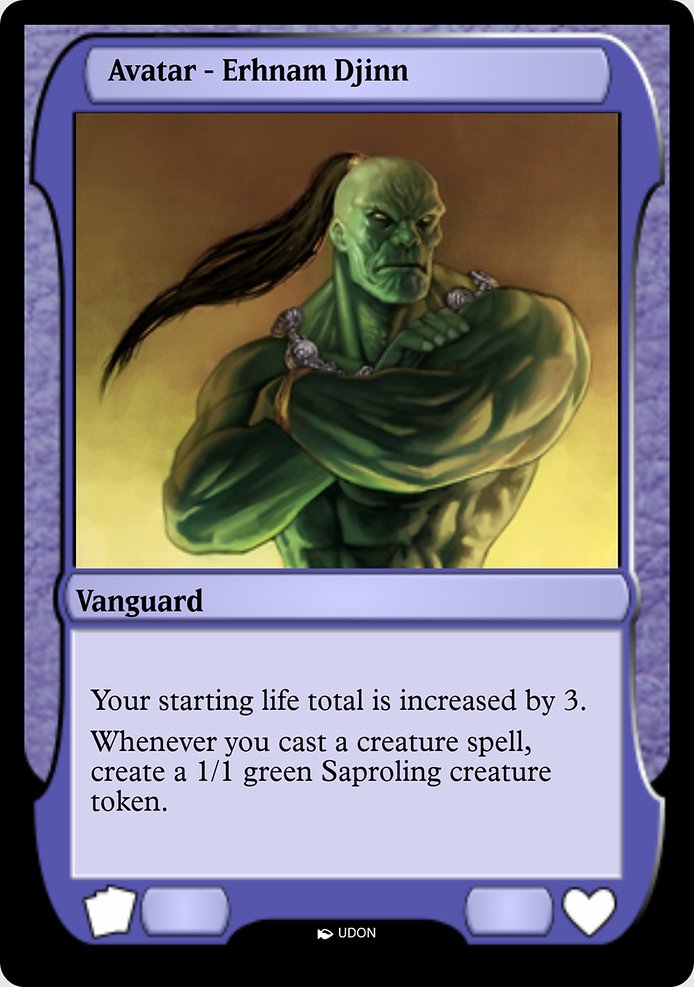 Magic the Gathering Card - Erhnam Djinn Avatar - MTG Circle