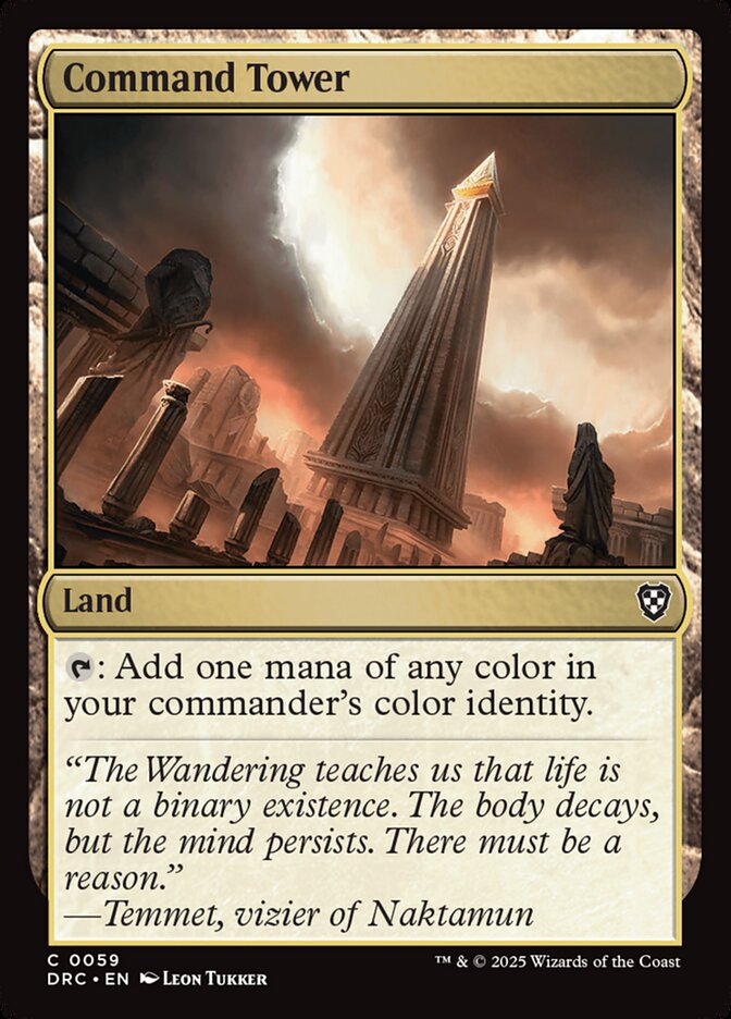 Magic the Gathering Card - Command Tower - MTG Circle