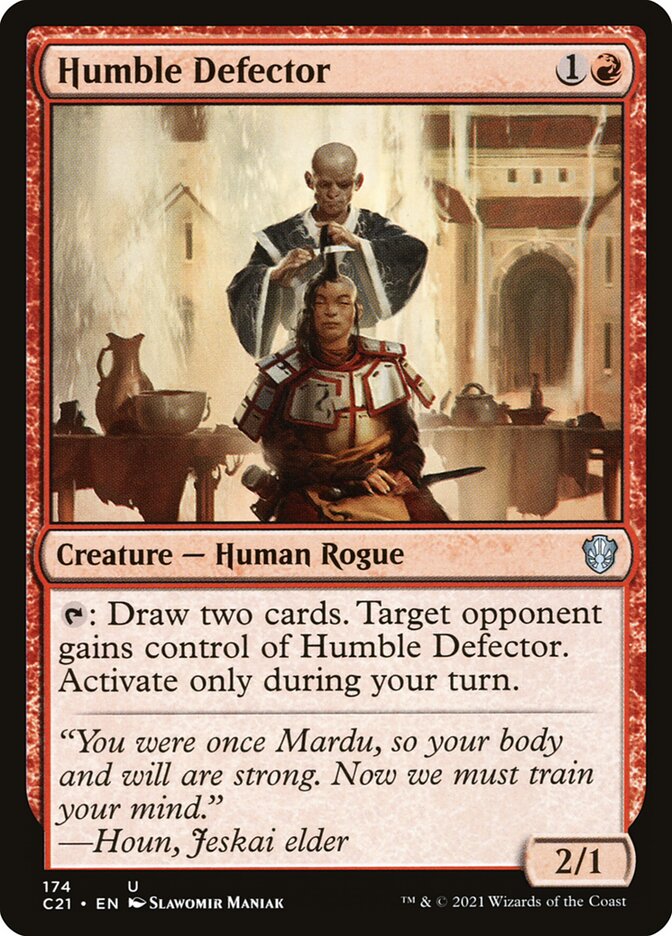 Magic the Gathering Card - Humble Defector - MTG Circle