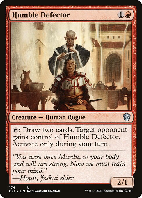 Magic the Gathering Card - Humble Defector - MTG Circle