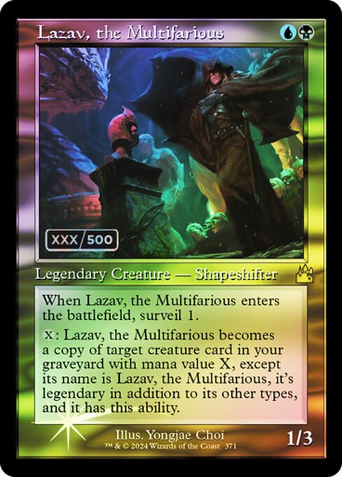 Magic the Gathering Card - Lazav, the Multifarious - MTG Circle