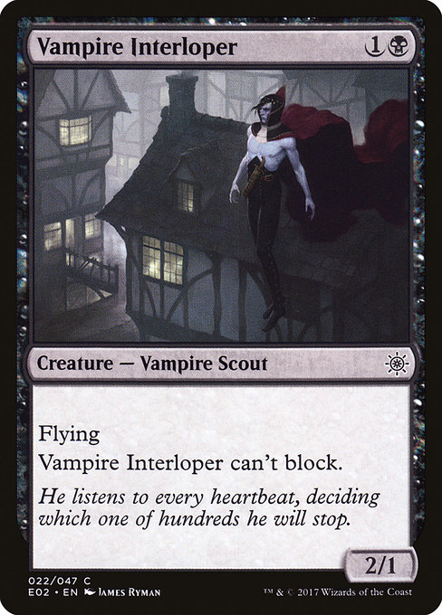 Magic the Gathering Card - Vampire Interloper - MTG Circle