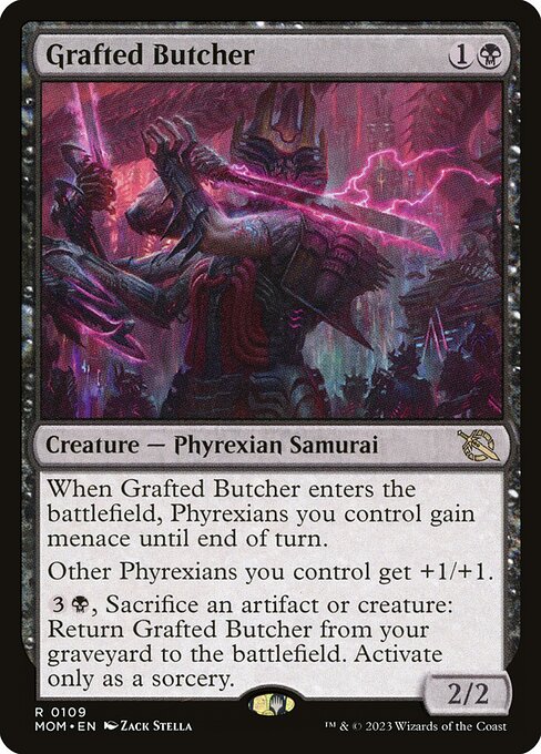 Magic the Gathering Card - Grafted Butcher - MTG Circle