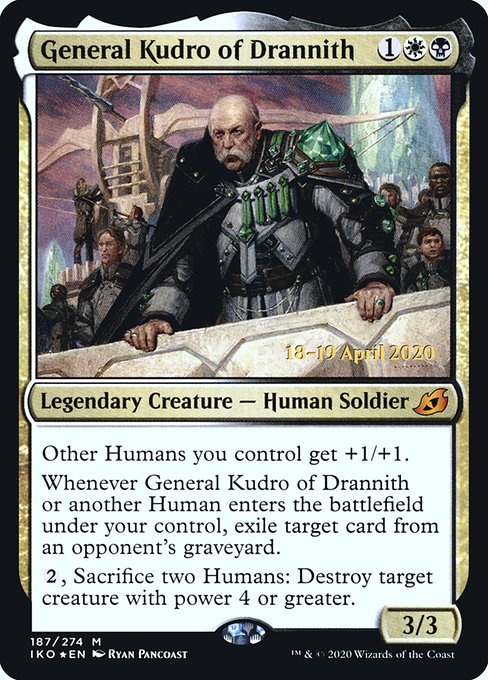 Magic the Gathering Card - General Kudro of Drannith - MTG Circle