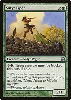 Magic the Gathering Card - Satyr Piper - MTG Circle