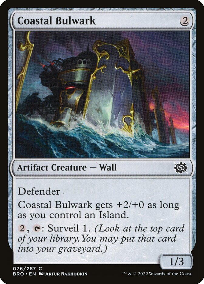 Magic the Gathering Card - Coastal Bulwark - MTG Circle