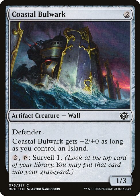 Magic the Gathering Card - Coastal Bulwark - MTG Circle