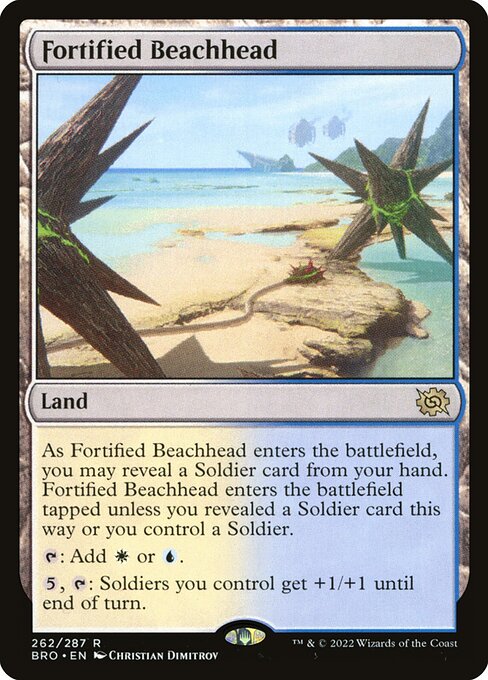 Magic the Gathering Card - Fortified Beachhead - MTG Circle