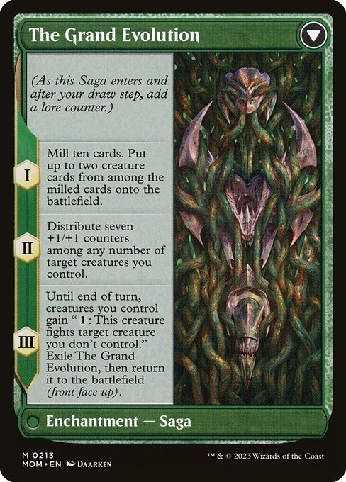 Magic the Gathering Card - The Grand Evolution - MTG Circle