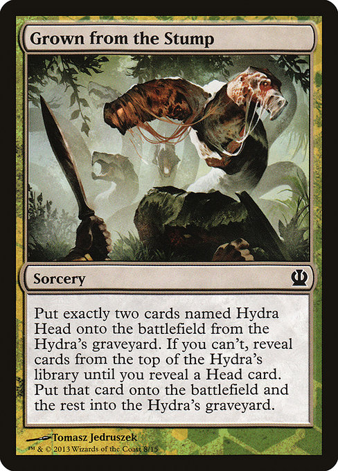Magic the Gathering Card - Grown from the Stump - MTG Circle