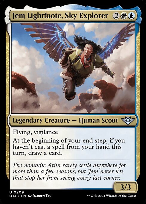 Magic the Gathering Card - Jem Lightfoote, Sky Explorer - MTG Circle