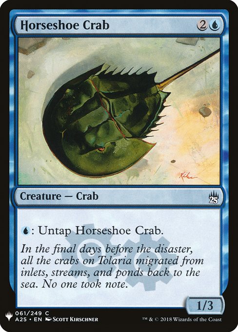Magic the Gathering Card - Horseshoe Crab - MTG Circle