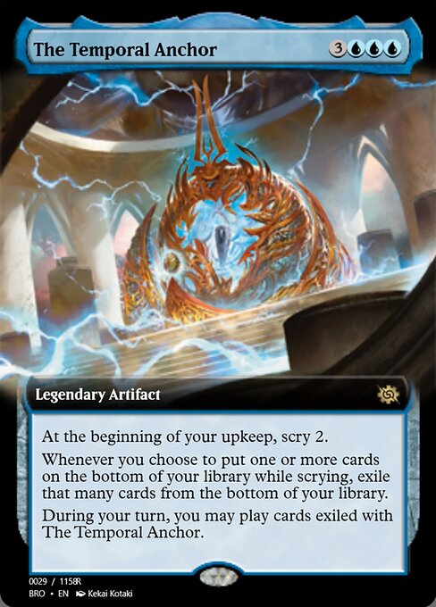 Magic the Gathering Card - The Temporal Anchor - MTG Circle
