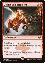 Magic the Gathering Card - Goblin Bombardment - MTG Circle