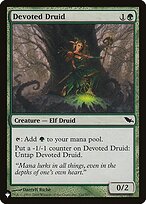 Magic the Gathering Card - Devoted Druid - MTG Circle