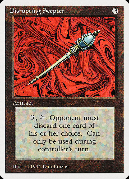 Magic the Gathering Card - Disrupting Scepter - MTG Circle