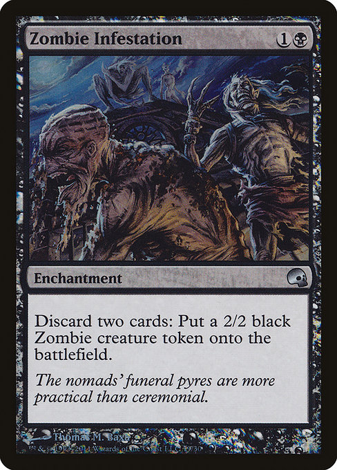 Magic the Gathering Card - Zombie Infestation - MTG Circle