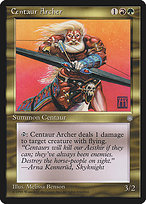 Magic the Gathering Card - Centaur Archer - MTG Circle