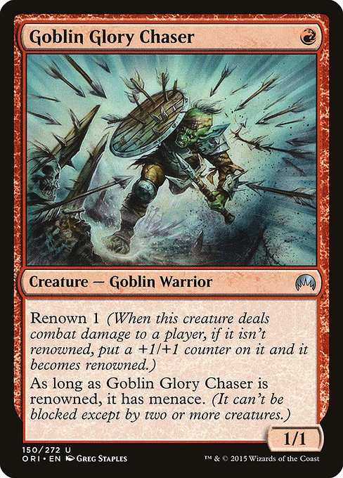 Magic the Gathering Card - Goblin Glory Chaser - MTG Circle