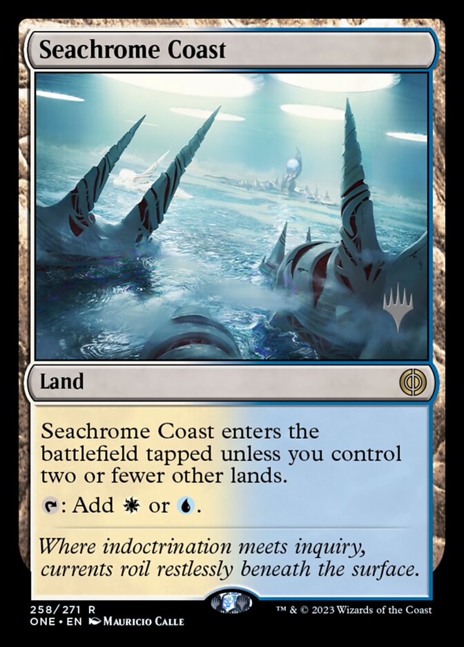 Magic the Gathering Card - Seachrome Coast - MTG Circle