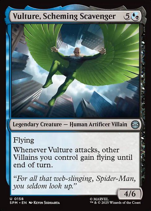 Magic the Gathering Card - Vulture, Scheming Scavenger - MTG Circle
