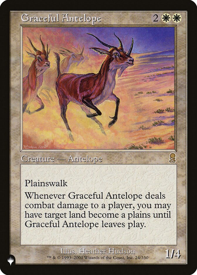 Magic the Gathering Card - Graceful Antelope - MTG Circle