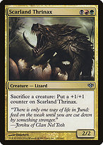 Magic the Gathering Card - Scarland Thrinax - MTG Circle