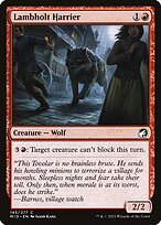 Magic the Gathering Card - Lambholt Harrier - MTG Circle