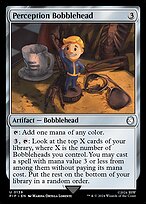 Magic the Gathering Card - Perception Bobblehead - MTG Circle