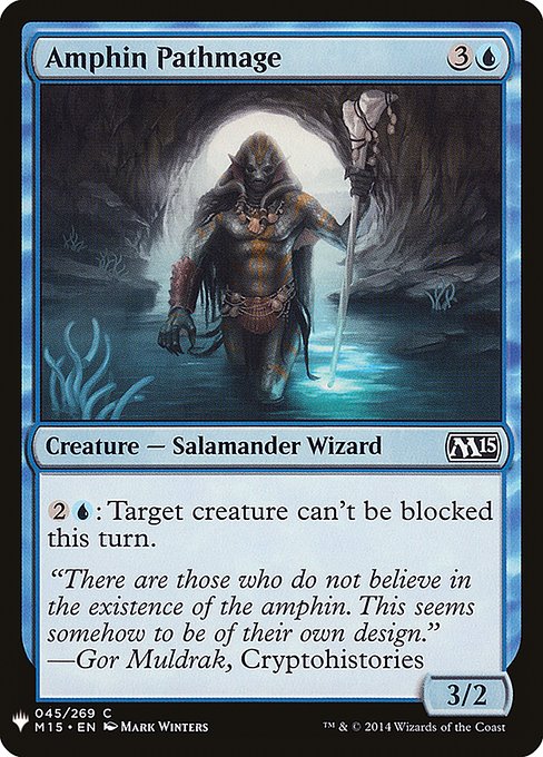 Magic the Gathering Card - Amphin Pathmage - MTG Circle