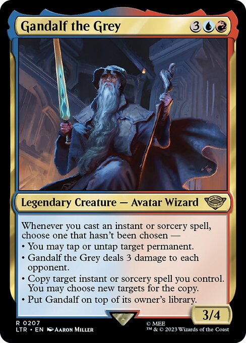 Magic the Gathering Card - Gandalf the Grey - MTG Circle