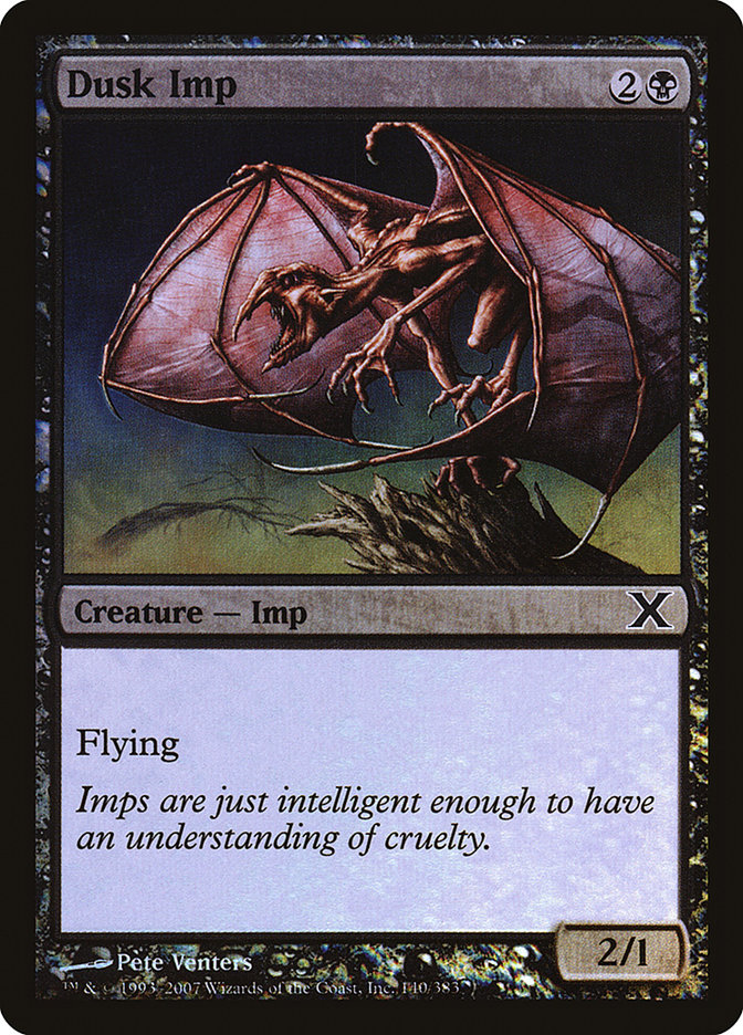 Magic the Gathering Card - Dusk Imp - MTG Circle