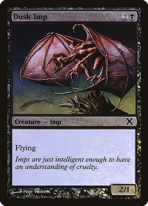 Magic the Gathering Card - Dusk Imp - MTG Circle